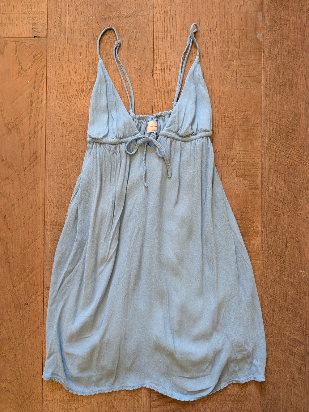 Aritzia Wilfred Blue Flowy Dress Size XS